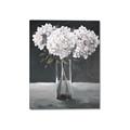 Picture of White Hydrangea jar _GroupedProduct_Rectangle_Portrait_Canvas_