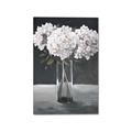 Picture of White Hydrangea jar _GroupedProduct_Rectangle_Portrait_Canvas_