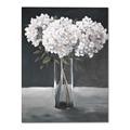 Picture of White Hydrangea jar _GroupedProduct_Rectangle_Portrait_Canvas_