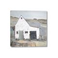 Picture of Barn with fence _GroupedProduct_Square_Canvas_