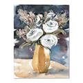 Picture of White Flower In Vase I _GroupedProduct_Rectangle_Portrait_Canvas_