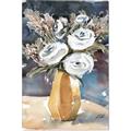 Picture of White Flower In Vase I _GroupedProduct_Rectangle_Portrait_Canvas_
