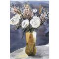 Picture of White Flower In Vase II _GroupedProduct_Rectangle_Portrait_Canvas_