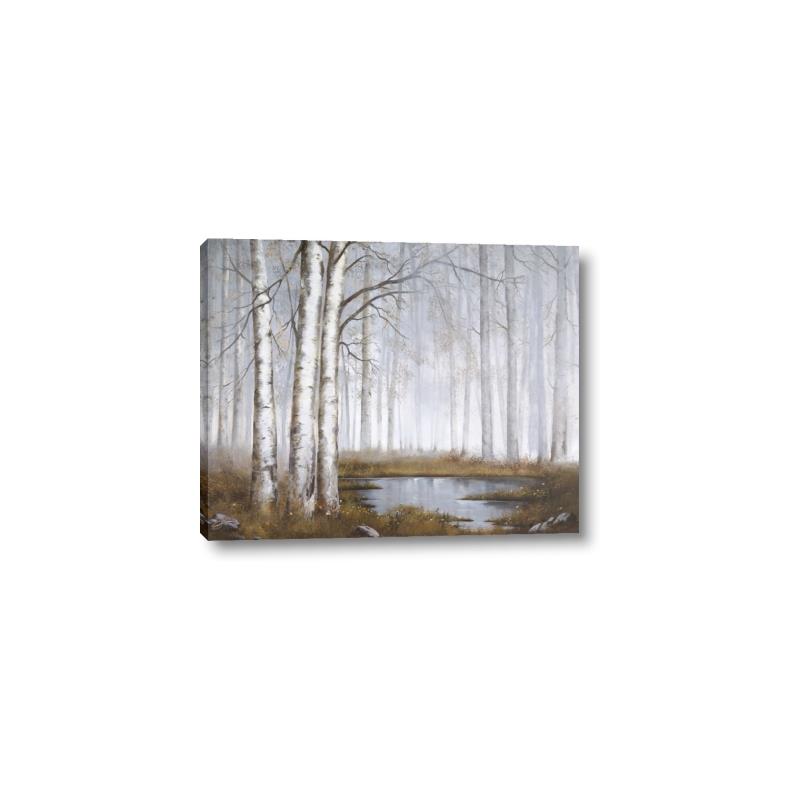 Picture of Foggy Trees _GroupedProduct_Rectangle_Landscape_Canvas_