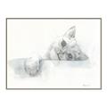 Picture of Cute cat _GroupedProduct_Rectangle_Landscape_Canvas_Framed_