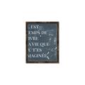 Picture of Il Est Temps De Vivre La Vie IV _GroupedProduct_Rectangle_Portrait_Canvas_Framed_