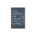 Picture of Il Est Temps De Vivre La Vie IV _GroupedProduct_Rectangle_Portrait_Canvas_Framed_