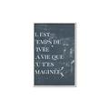 Picture of Il Est Temps De Vivre La Vie IV _GroupedProduct_Rectangle_Portrait_Canvas_Framed_