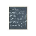 Picture of Il Est Temps De Vivre La Vie IV _GroupedProduct_Rectangle_Portrait_Canvas_Framed_