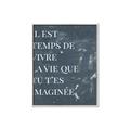 Picture of Il Est Temps De Vivre La Vie IV _GroupedProduct_Rectangle_Portrait_Canvas_Framed_