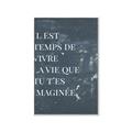 Picture of Il Est Temps De Vivre La Vie IV _GroupedProduct_Rectangle_Portrait_Canvas_Framed_