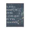 Picture of Il Est Temps De Vivre La Vie IV _GroupedProduct_Rectangle_Portrait_Canvas_Framed_