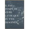 Picture of Il Est Temps De Vivre La Vie IV _GroupedProduct_Rectangle_Portrait_Canvas_Framed_