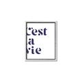 Picture of Cest La Vie II _GroupedProduct_Rectangle_Portrait_Canvas_Framed_