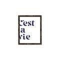 Picture of Cest La Vie II _GroupedProduct_Rectangle_Portrait_Canvas_Framed_