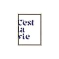 Picture of Cest La Vie II _GroupedProduct_Rectangle_Portrait_Canvas_Framed_