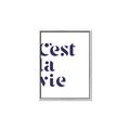 Picture of Cest La Vie II _GroupedProduct_Rectangle_Portrait_Canvas_Framed_