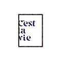 Picture of Cest La Vie II _GroupedProduct_Rectangle_Portrait_Canvas_Framed_