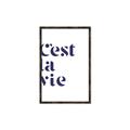 Picture of Cest La Vie II _GroupedProduct_Rectangle_Portrait_Canvas_Framed_
