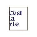 Picture of Cest La Vie II _GroupedProduct_Rectangle_Portrait_Canvas_Framed_