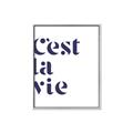 Picture of Cest La Vie II _GroupedProduct_Rectangle_Portrait_Canvas_Framed_