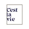 Picture of Cest La Vie II _GroupedProduct_Rectangle_Portrait_Canvas_Framed_