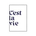 Picture of Cest La Vie II _GroupedProduct_Rectangle_Portrait_Canvas_Framed_