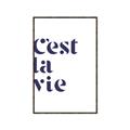Picture of Cest La Vie II _GroupedProduct_Rectangle_Portrait_Canvas_Framed_