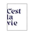 Picture of Cest La Vie II _GroupedProduct_Rectangle_Portrait_Canvas_Framed_