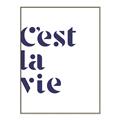 Picture of Cest La Vie II _GroupedProduct_Rectangle_Portrait_Canvas_Framed_