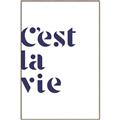 Picture of Cest La Vie II _GroupedProduct_Rectangle_Portrait_Canvas_Framed_
