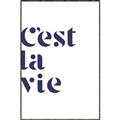 Picture of Cest La Vie II _GroupedProduct_Rectangle_Portrait_Canvas_Framed_
