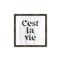 Picture of Cest La Vie III _GroupedProduct_Square_Canvas_Framed_