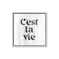 Picture of Cest La Vie III _GroupedProduct_Square_Canvas_Framed_