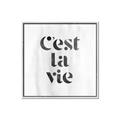 Picture of Cest La Vie III _GroupedProduct_Square_Canvas_Framed_
