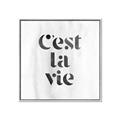 Picture of Cest La Vie III _GroupedProduct_Square_Canvas_Framed_