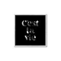 Picture of Cest La Vie IV _GroupedProduct_Square_Canvas_Framed_