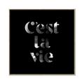 Picture of Cest La Vie IV _GroupedProduct_Square_Canvas_Framed_