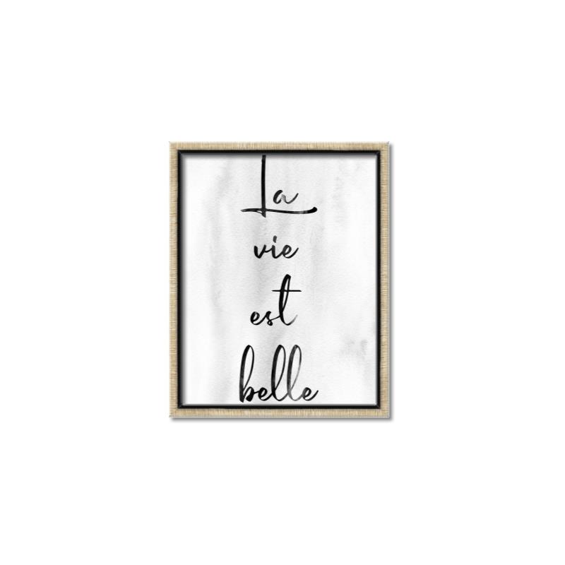 Picture of La Vie Est Belle _GroupedProduct_Rectangle_Portrait_Canvas_Framed_