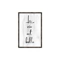 Picture of La Vie Est Belle _GroupedProduct_Rectangle_Portrait_Canvas_Framed_