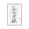 Picture of La Vie Est Belle _GroupedProduct_Rectangle_Portrait_Canvas_Framed_