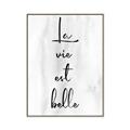 Picture of La Vie Est Belle _GroupedProduct_Rectangle_Portrait_Canvas_Framed_