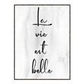 Picture of La Vie Est Belle _GroupedProduct_Rectangle_Portrait_Canvas_Framed_