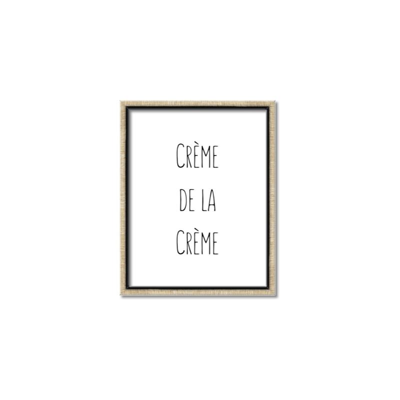 Picture of Creme De La Creme _GroupedProduct_Rectangle_Portrait_Canvas_Framed_