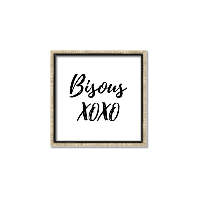 Picture of Bisous V _GroupedProduct_Square_Canvas_Framed_