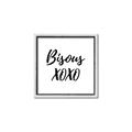 Picture of Bisous V _GroupedProduct_Square_Canvas_Framed_