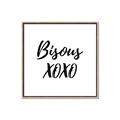 Picture of Bisous V _GroupedProduct_Square_Canvas_Framed_