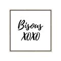 Picture of Bisous V _GroupedProduct_Square_Canvas_Framed_