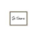 Picture of Je Taime _GroupedProduct_Rectangle_Landscape_Canvas_Framed_