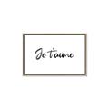 Picture of Je Taime _GroupedProduct_Rectangle_Landscape_Canvas_Framed_